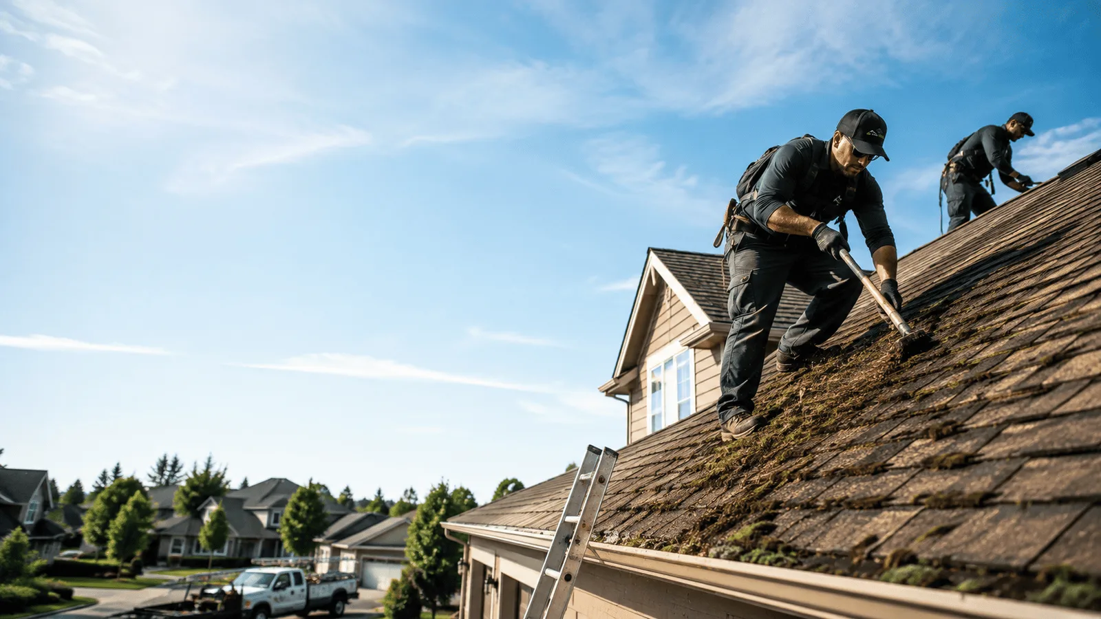 Roof Moss Removal in West Union, OH near me
